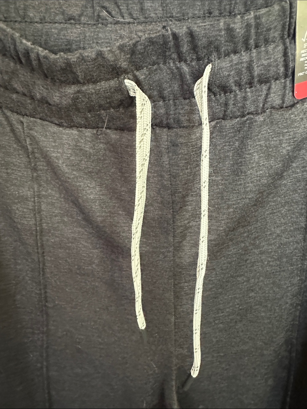 NWT Kirkland Signature Women’s Dark Charcoal Drawstring Lightweight Pant M - Picture 7 of 9